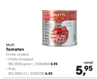 HANOS Mutti Tomaten aanbieding