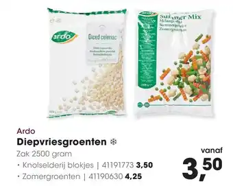 HANOS Ardo Diepvriesgroenten aanbieding