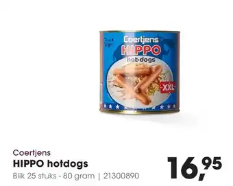 HANOS Coertjens HIPPO hotdogs aanbieding