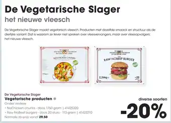 HANOS De Vegetarische Slager Vegetarische producten aanbieding