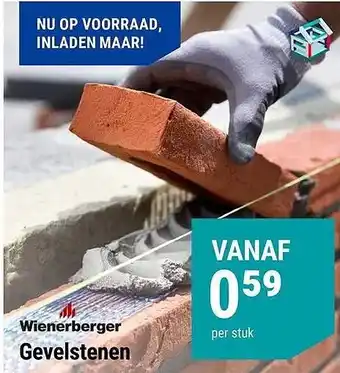 Pontmeyer Wienerberger Gevelstenen aanbieding