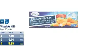 Makro Vissticks MSC aanbieding
