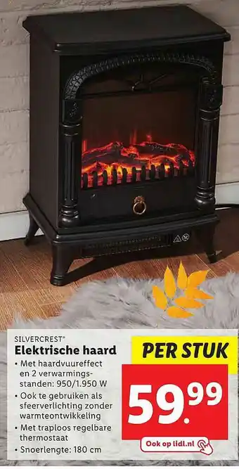 Lidl Silvercrest® Elektrische Haard aanbieding