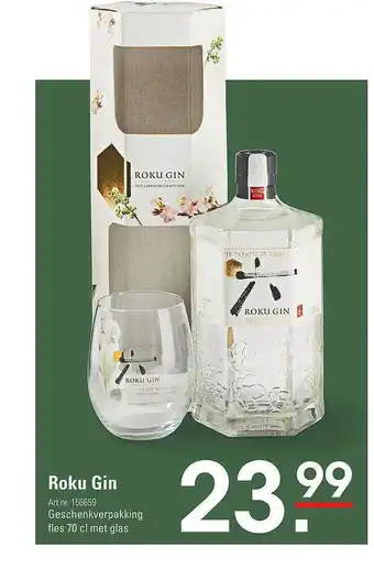 Sligro Roku Gin aanbieding