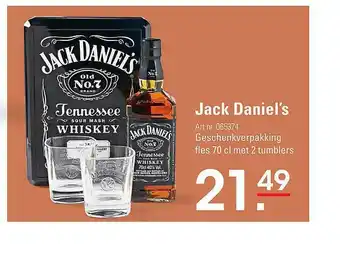 Sligro Jack Danie's aanbieding