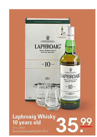 Sligro Laphroaig Whisky 10 Years Old aanbieding