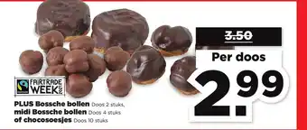 PLUS Plus Bossche Bollen, Mini Bossche Bollen Of Chocosoesjes aanbieding