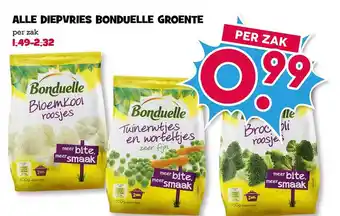 Boon`s Markt Alle Diepvries Bonduelle Groente aanbieding