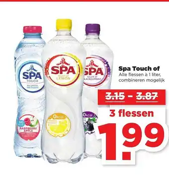 PLUS Spa Touch Of 1 liter aanbieding