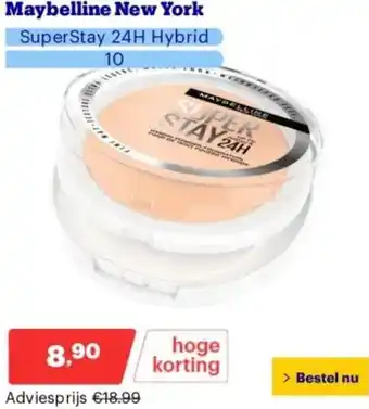 Bol.com Maybelline New York SuperStay 24H Hybrid 10 aanbieding