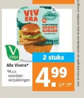 Albert Heijn Vega Alle Vivera* aanbieding