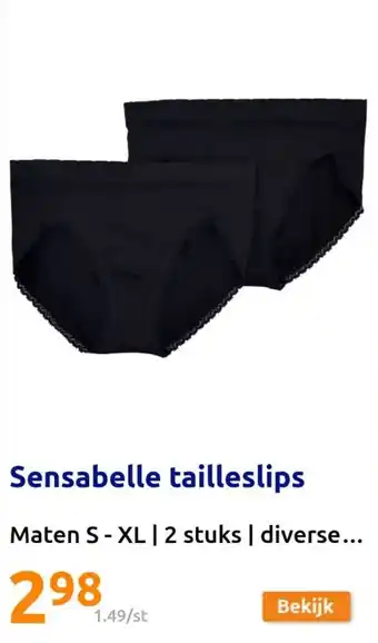 Action Sensabelle tailleslips aanbieding