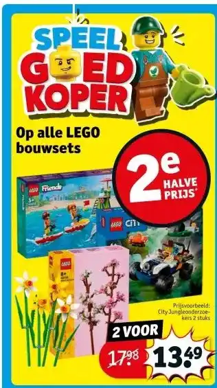 Kruidvat Op alle LEGO bouwsets aanbieding