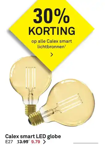 Karwei Calex Smart LED globe E27 aanbieding