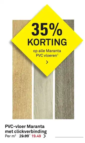 Karwei PVC-vloer Maranta met clickverbinding aanbieding