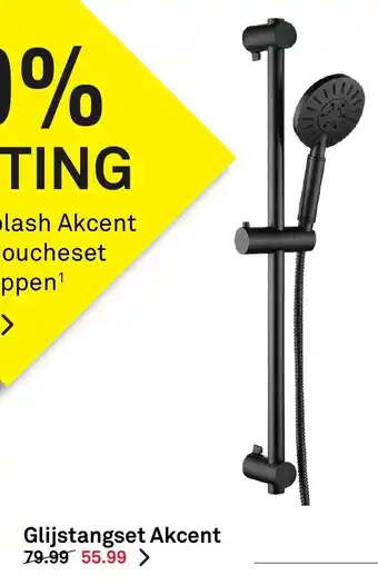 Karwei Glijstangset Akcent aanbieding