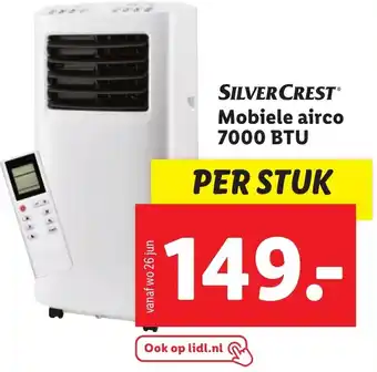 Lidl SILVERCREST Mobiele airco 7000 BTU aanbieding