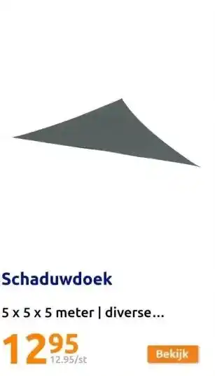 Action Schaduwdoek aanbieding