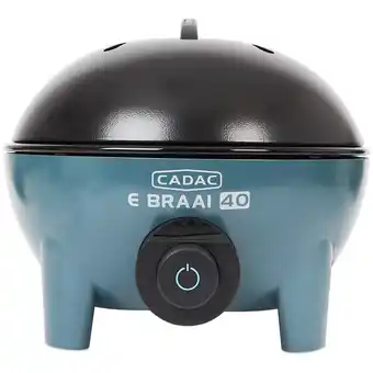 Action CADAC E Braai 40 elektrische barbecue 5840 - Petrolblauw aanbieding