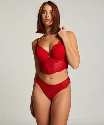Hunkemoller Hunkemöller String Arabella Rood aanbieding