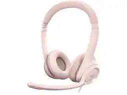MediaMarkt Logitech H390 Usb Hoofdtelefoon Rose aanbieding
