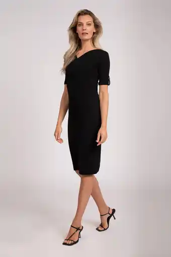 Wehkamp Fifth House x Chantal Janzen bodycon jurk Ayten zwart aanbieding
