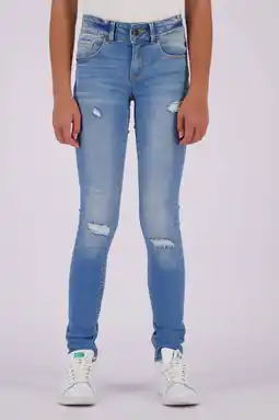 Wehkamp Raizzed skinny jeans Chelsea Crafted met slijtage mid blue stone aanbieding