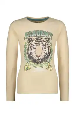 Wehkamp Vingino longsleeve Joliene met printopdruk zand aanbieding