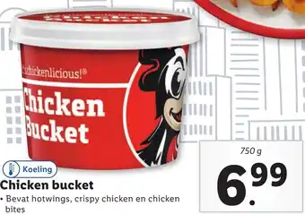 Lidl Chicken bucket 750g aanbieding