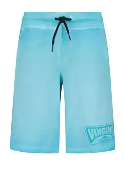 Wehkamp Vingino sweatshort Rames met logo aquablauw aanbieding