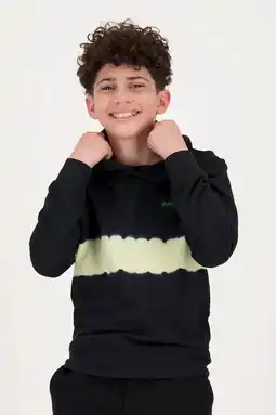 Wehkamp Raizzed hoodie Jermain met tekst zwart aanbieding