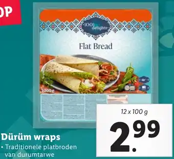 Lidl Dürüm wraps 12 x 100g aanbieding