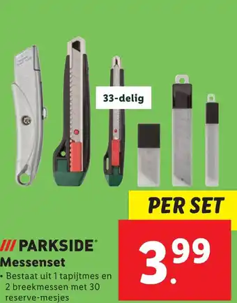 Lidl PARKSIDE Messenset aanbieding