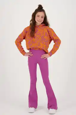Wehkamp Raizzed flared broek Melis roze aanbieding