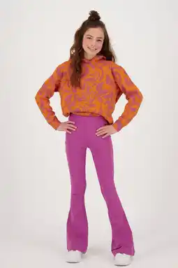 Wehkamp Raizzed flared broek Melis roze aanbieding