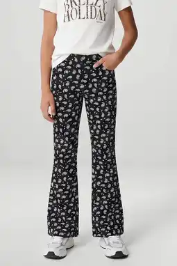 Wehkamp Cars flared broek ILVA FLAIR met paisleyprint zwart/wit aanbieding