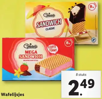 Lidl Wafelijsjes aanbieding