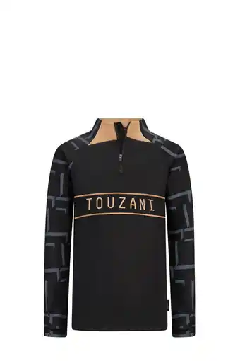 Wehkamp Retour X Touzani longsleeve Football met logo zwart/rood aanbieding