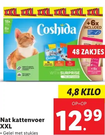 Lidl Nat kattenvoer XXL 4.8 kilo aanbieding