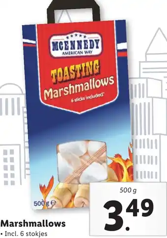 Lidl Marshmallows 500g aanbieding