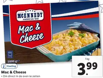 Lidl Mac & Cheese 1kg aanbieding