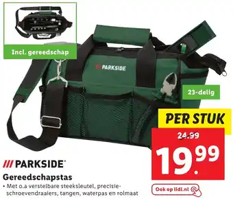Lidl PARKSIDE Gereedschapstas aanbieding