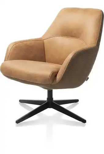 Xooon Vernon, Fauteuil Met Draaifunctie - Lage Rug aanbieding