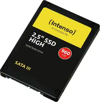 Bol.com (Intenso) 2.5inch SSD SATA III HIGH - Interne SSD - 2.5inch - SATA III - 960GB (3813460) aanbieding