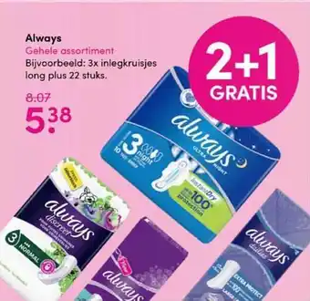 Drogisterij Visser Always aanbieding