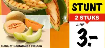 Vomar Voordeelmarkt Galia of Cantaloupe Meloen aanbieding
