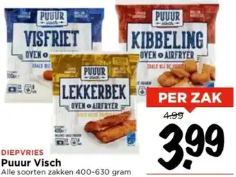 Vomar Voordeelmarkt Puuur Visch 400-630g aanbieding