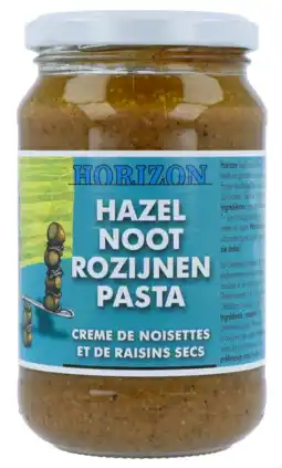 De Online Drogist Horizon Hazelnoot Rozijnenpasta aanbieding