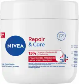 De Online Drogist Nivea Repair & Care Bodycrème - 12% Glycerin + Vitamine E aanbieding