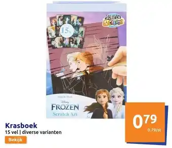 Action Krasboek aanbieding